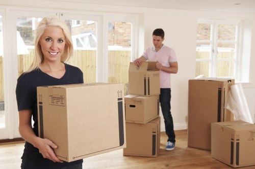 Removal team planning a move in Pentonville