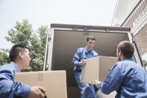 Household moving day support from a Pentonville removal team