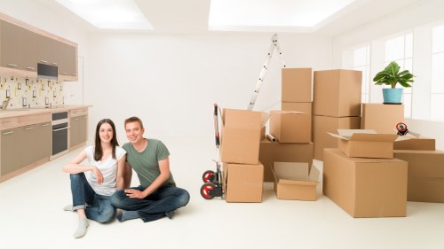 Urban commercial move logistics in Pentonville street