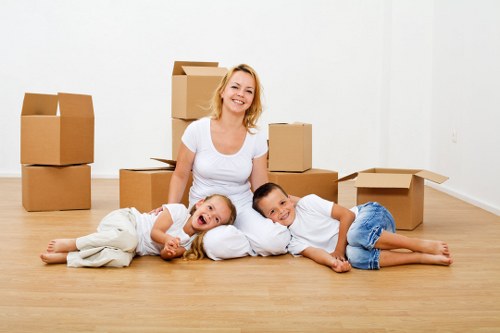 Home packing service in Pentonville preparing household items for transport