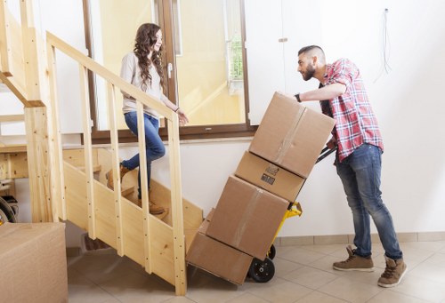 Preparing furniture for a Pentonville house move