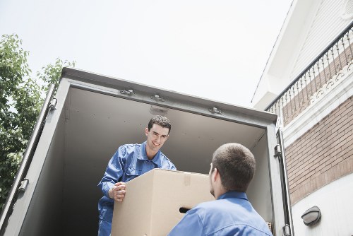 Local office relocation team navigating access and loading challenges in Pentonville