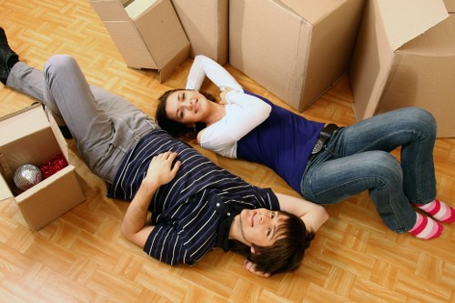 Organised packing supplies for a Pentonville relocation