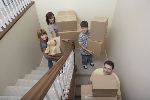 Urban office relocation logistics in Pentonville